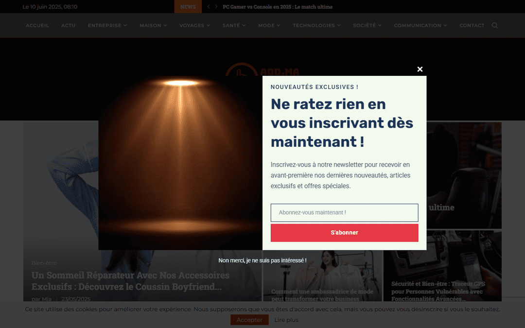 add.ma publisher screenshot