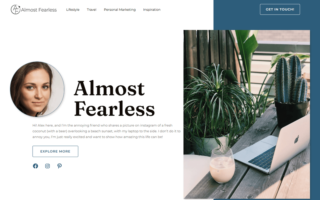 almostfearless.com publisher screenshot