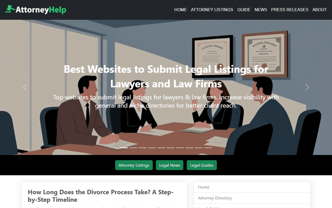 attorneyhelp.org publisher screenshot