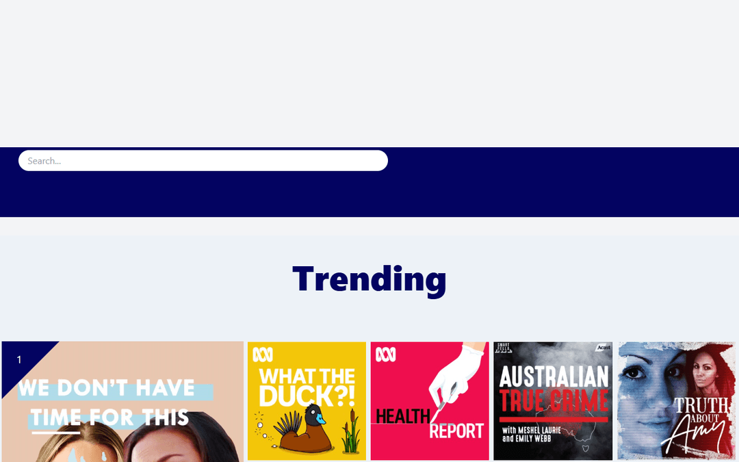 australian-podcasts.com publisher screenshot