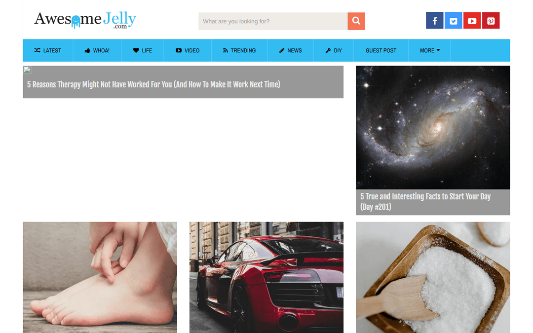 awesomejelly.com publisher screenshot
