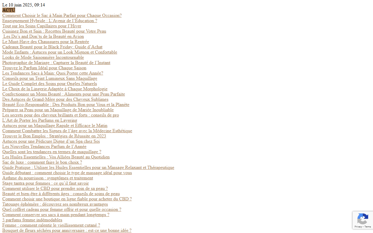 beauteblanche.com publisher screenshot