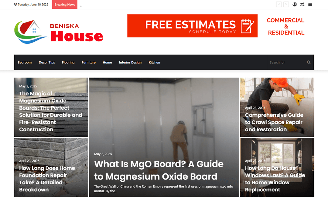 beniskahouse.com publisher screenshot