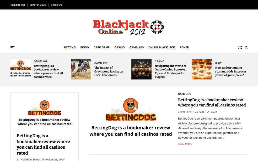 bestblackjackonline2012.com publisher screenshot