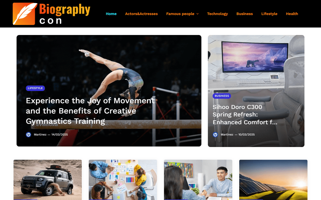 biographycon.co publisher screenshot