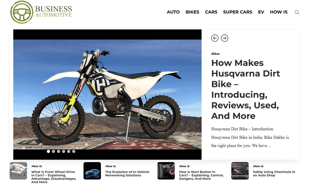bizautomotive.com publisher screenshot
