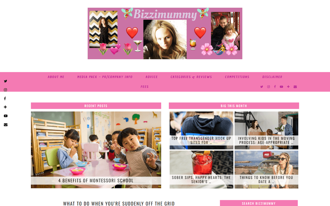 bizzimummy.com publisher screenshot