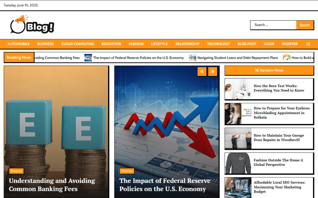 bloggersworld.com.au publisher screenshot
