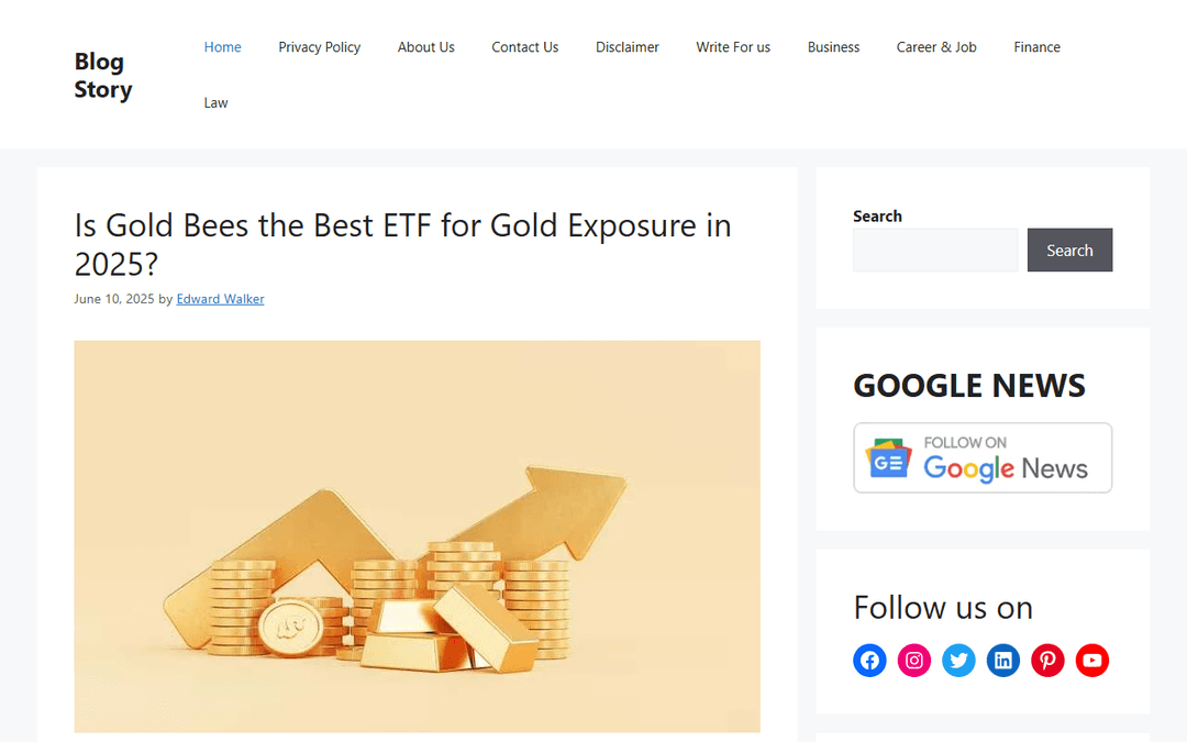 blogstory.co.uk publisher screenshot