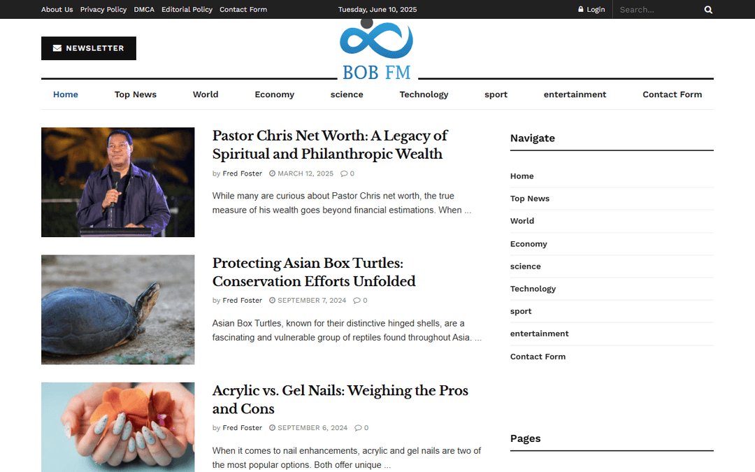 bobfm.co.uk publisher screenshot