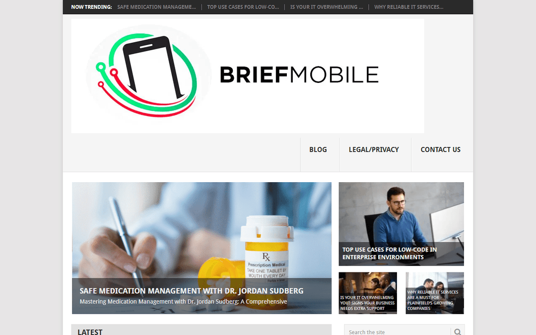 briefmobile.com publisher screenshot