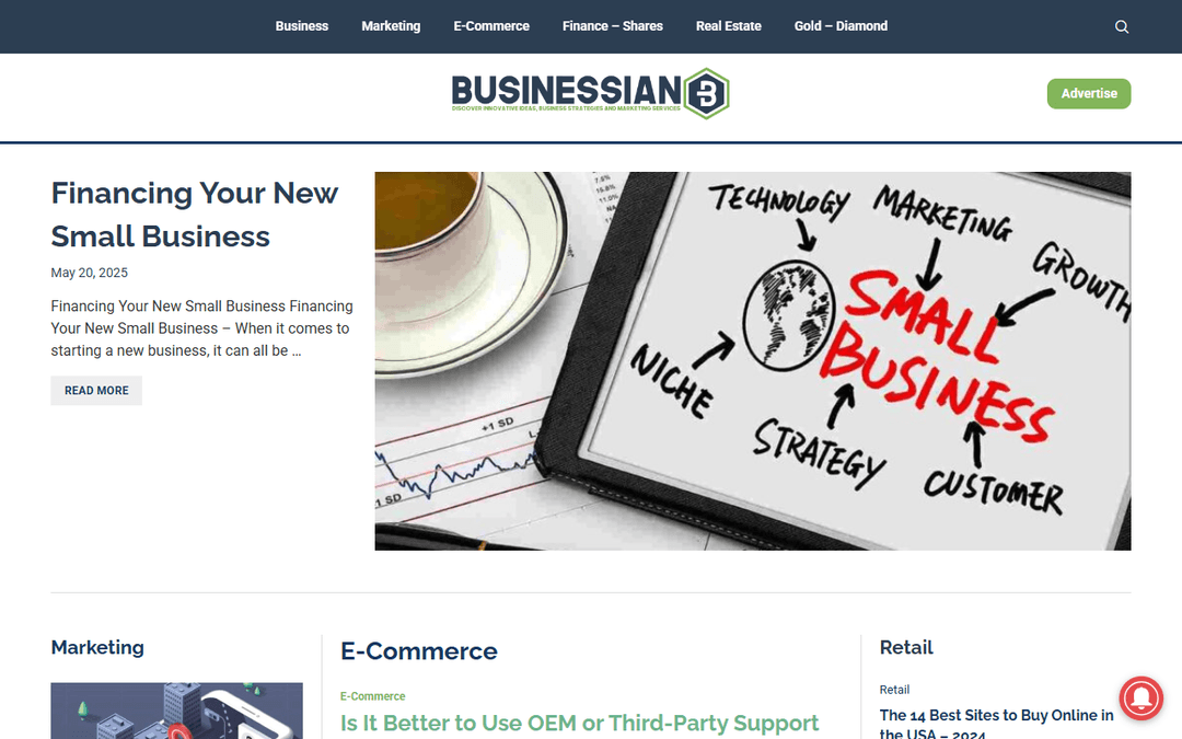 businessian.com publisher screenshot