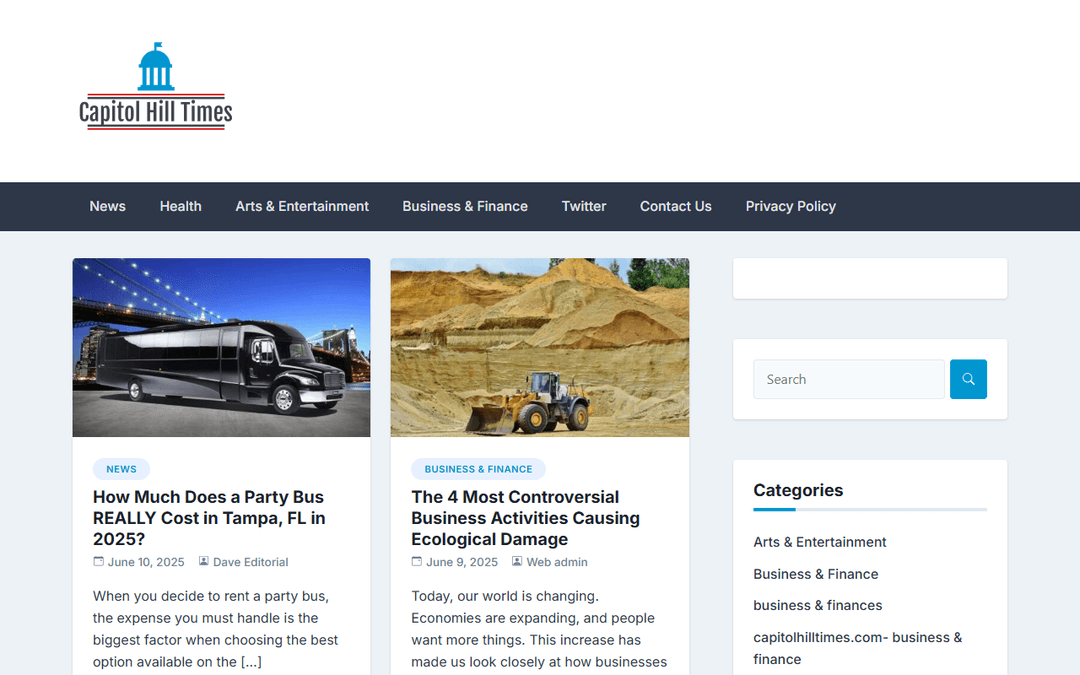capitolhilltimes.com publisher screenshot