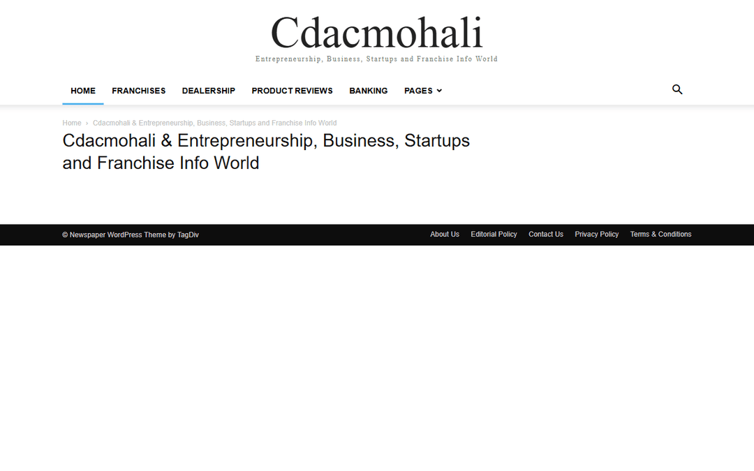 cdacmohali.in publisher screenshot