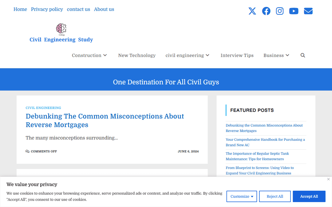civilengineeringstudy.in publisher screenshot