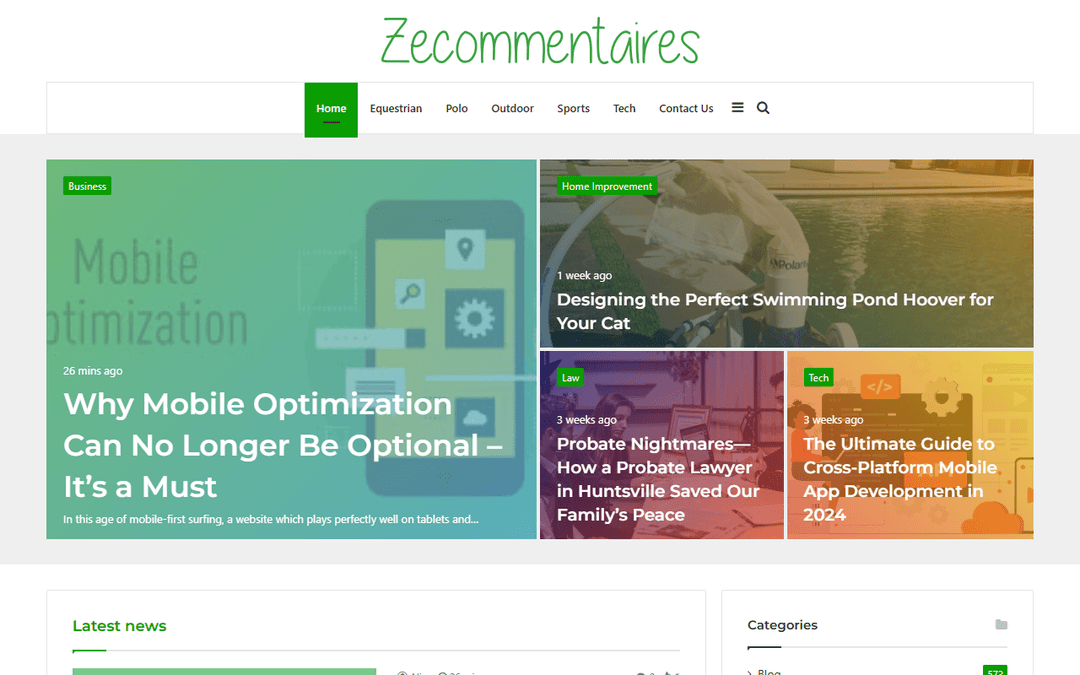 zecommentaires.net publisher screenshot