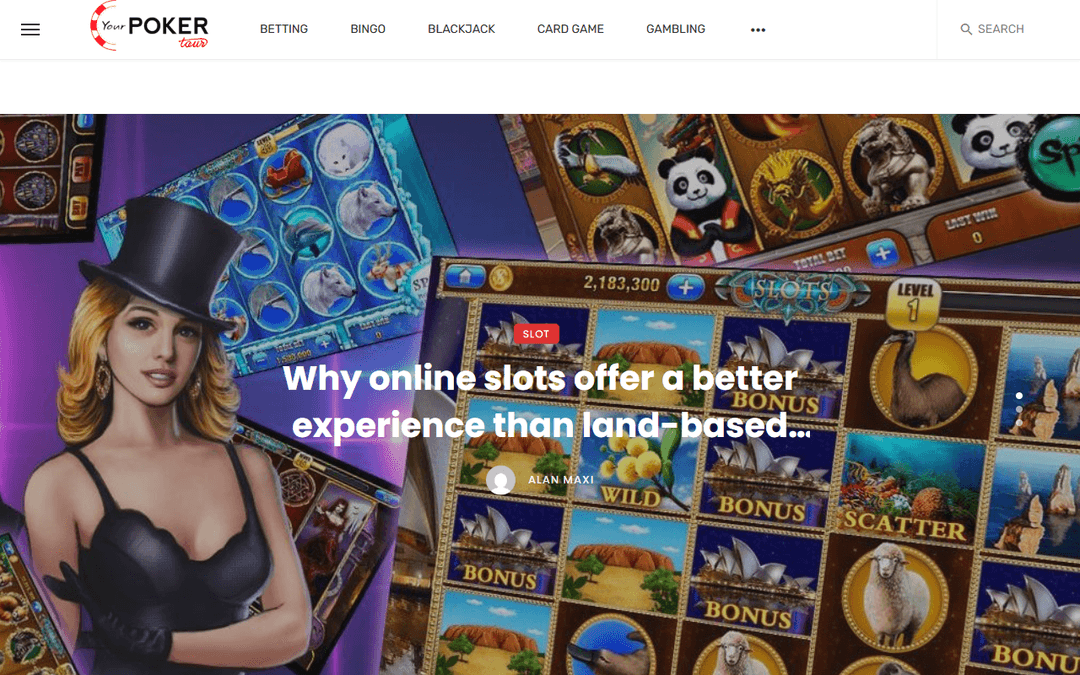 yourpokertour.com publisher screenshot