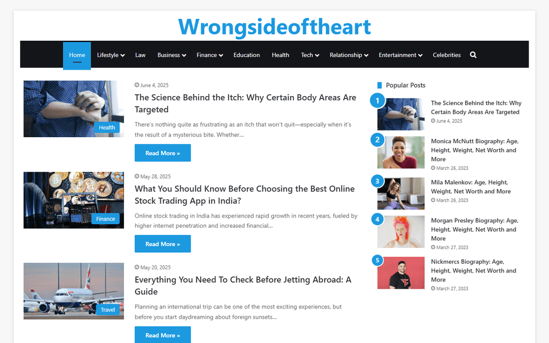 wrongsideoftheart.com publisher screenshot