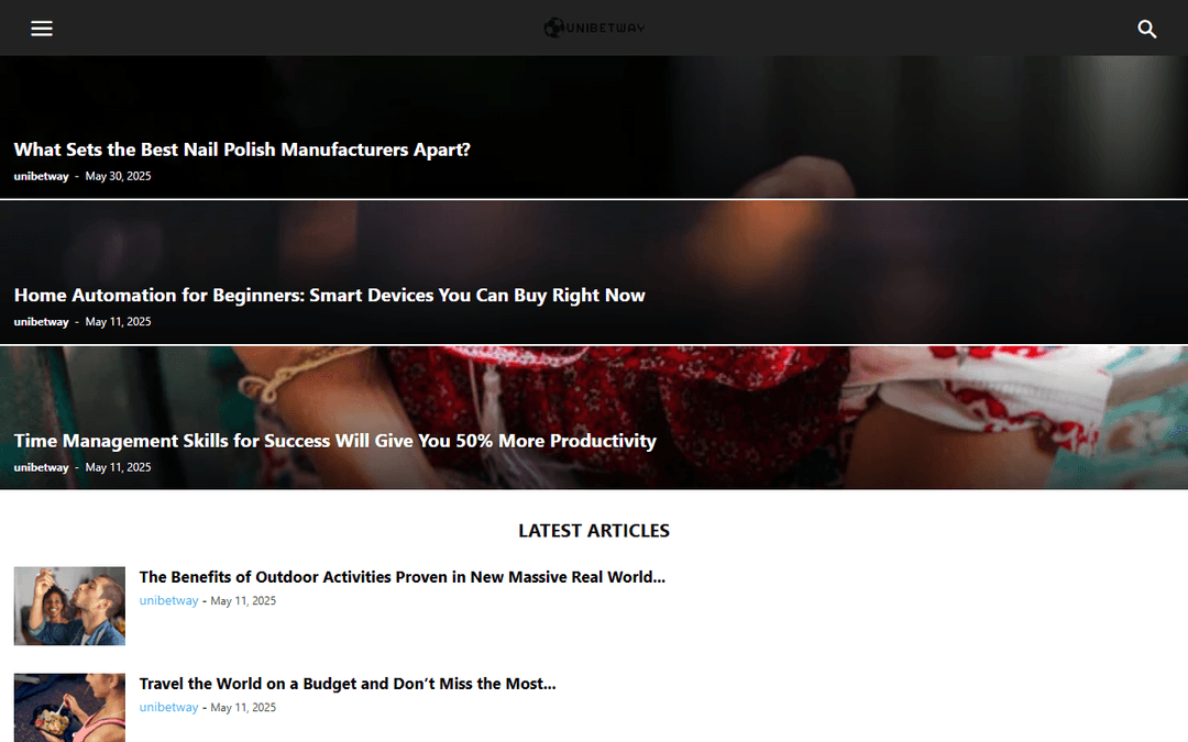 unibetway.com publisher screenshot