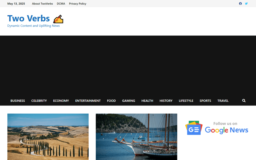 twoverbs.com publisher screenshot