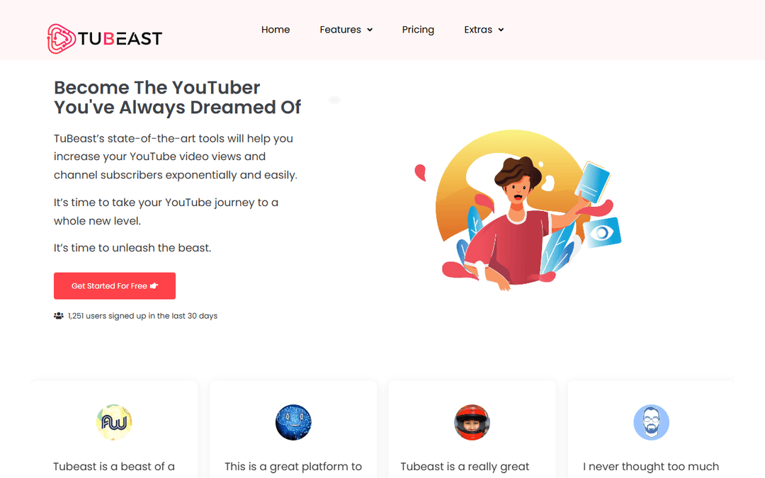 tubeast.com publisher screenshot