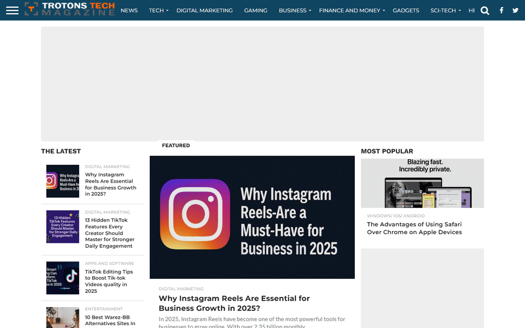 trotons.com publisher screenshot