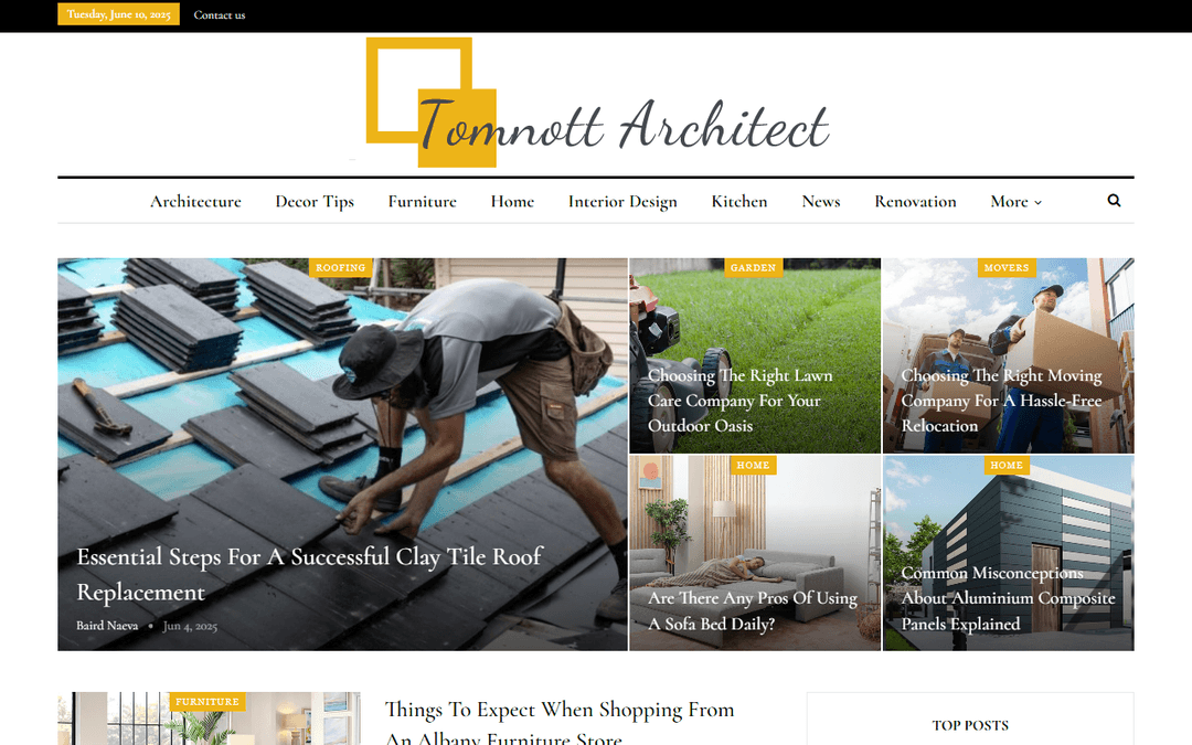 tomnottarchitect.com publisher screenshot
