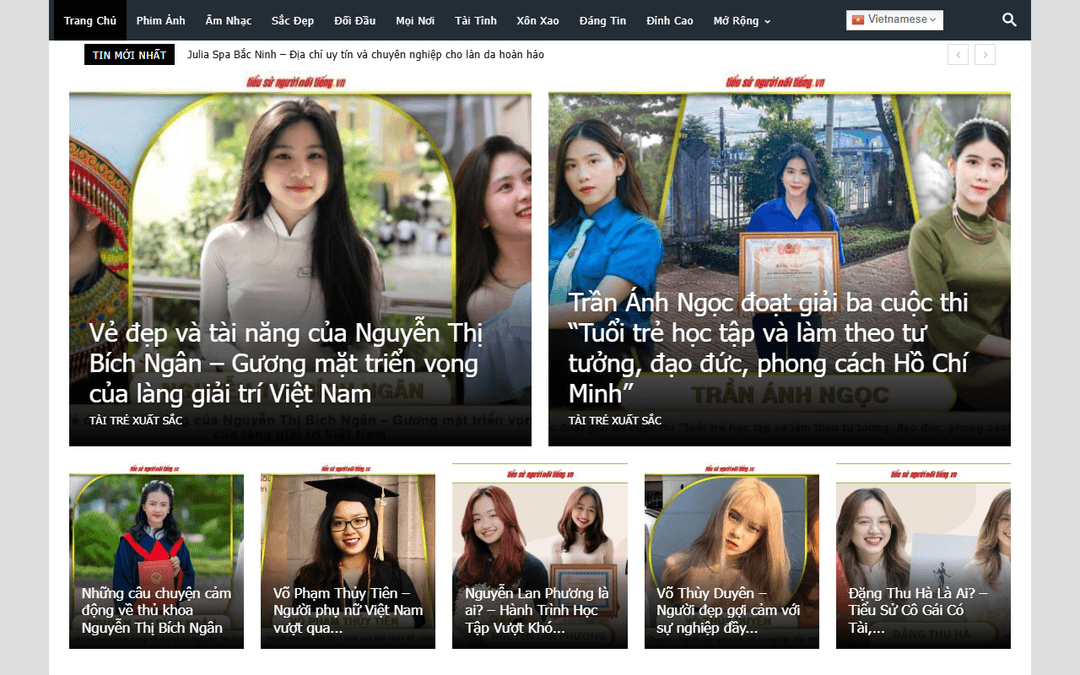 tieusunguoinoitieng.vn publisher screenshot