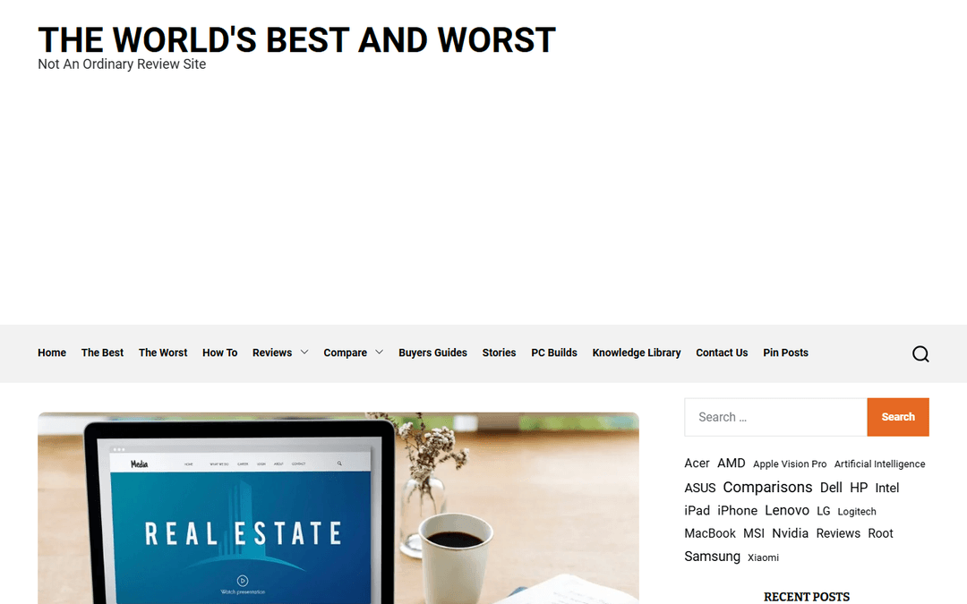 theworldsbestandworst.com publisher screenshot