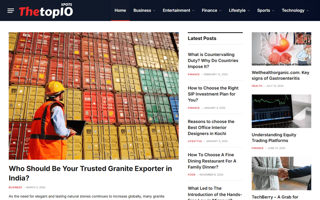 thetop10spot.com publisher screenshot