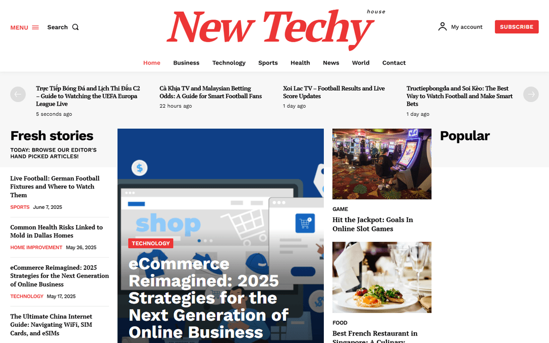 thenewtechy.com publisher screenshot