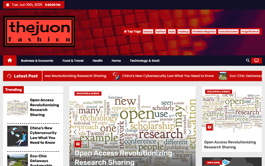 thejuon.com publisher screenshot