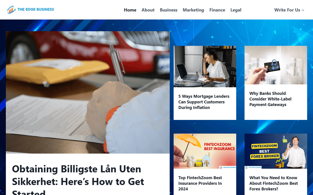 theedgebusiness.com publisher screenshot