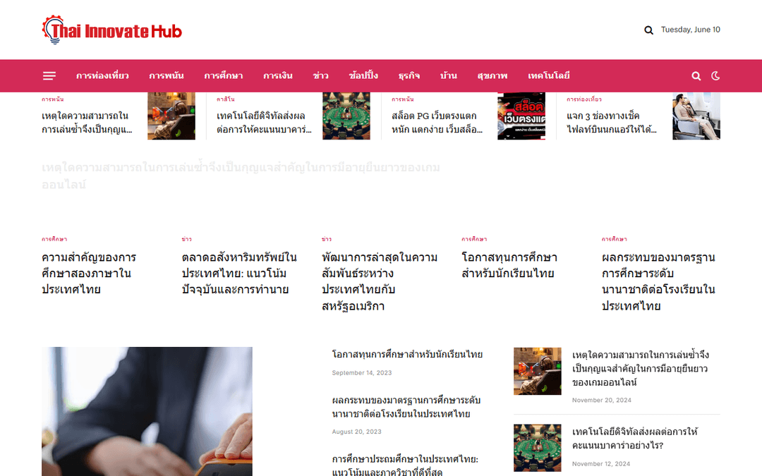 thaiinnovatehub.com publisher screenshot