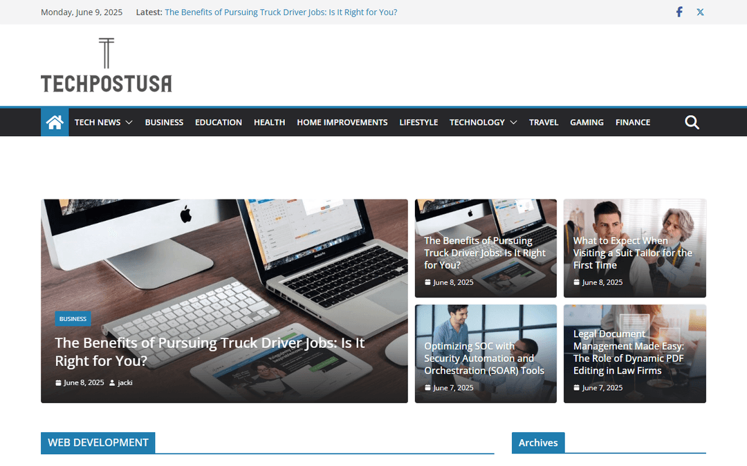 techpostusa.com publisher screenshot