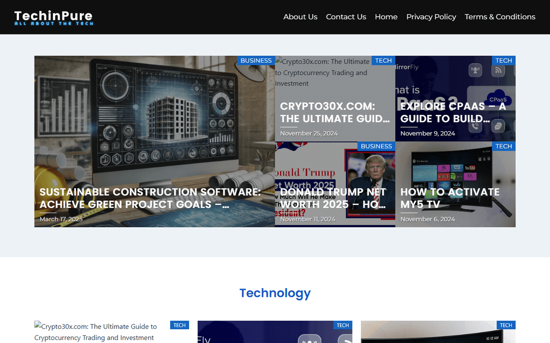 techinpure.com publisher screenshot