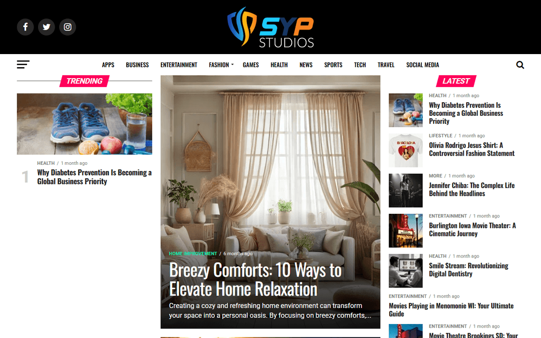 sypstudios.com publisher screenshot