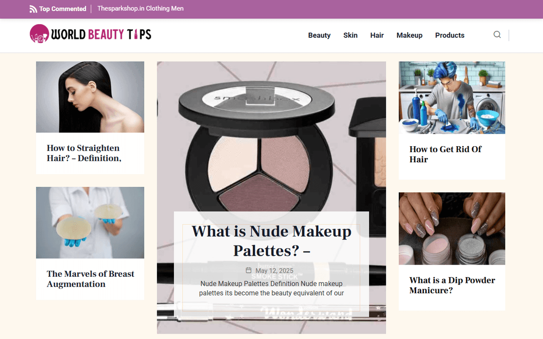 worldbeautytips.com publisher screenshot