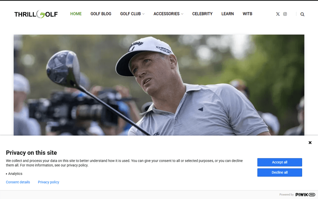 thrillgolf.com publisher screenshot