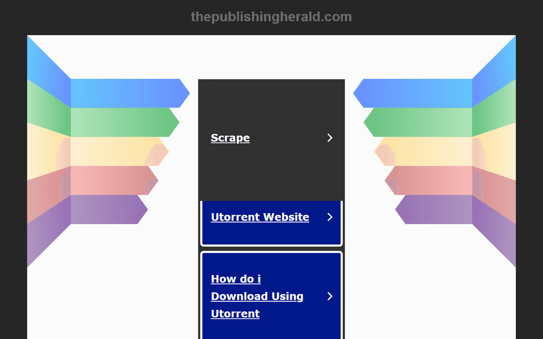 thepublishingherald.com publisher screenshot