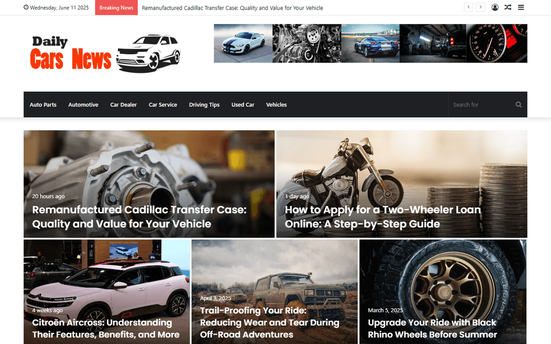 dailycarsnews.com publisher screenshot