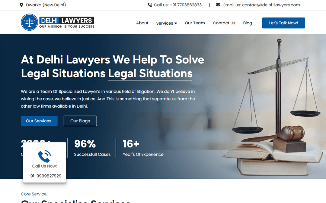 delhi-lawyers.com publisher screenshot