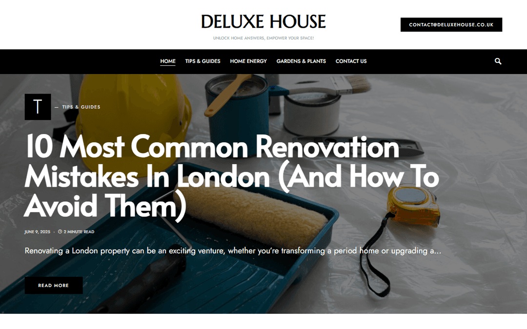 deluxehouse.co.uk publisher screenshot