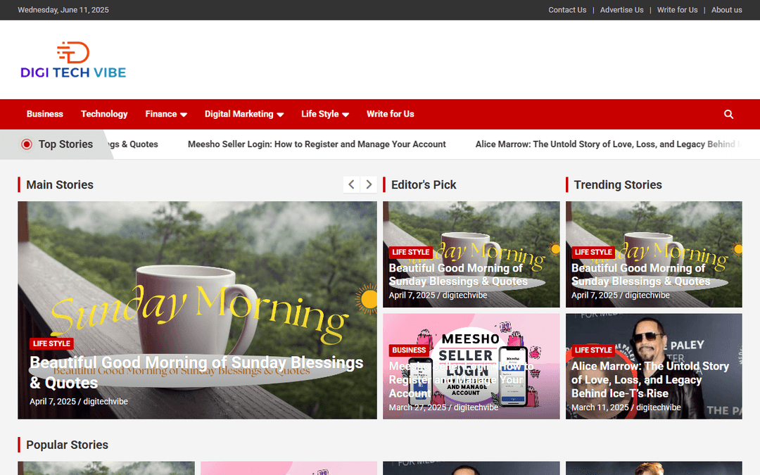 digitechvibe.com publisher screenshot