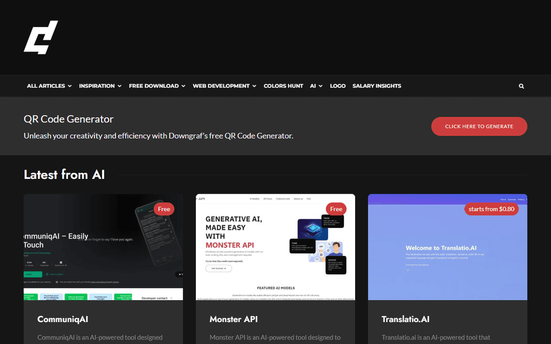 downgraf.com publisher screenshot