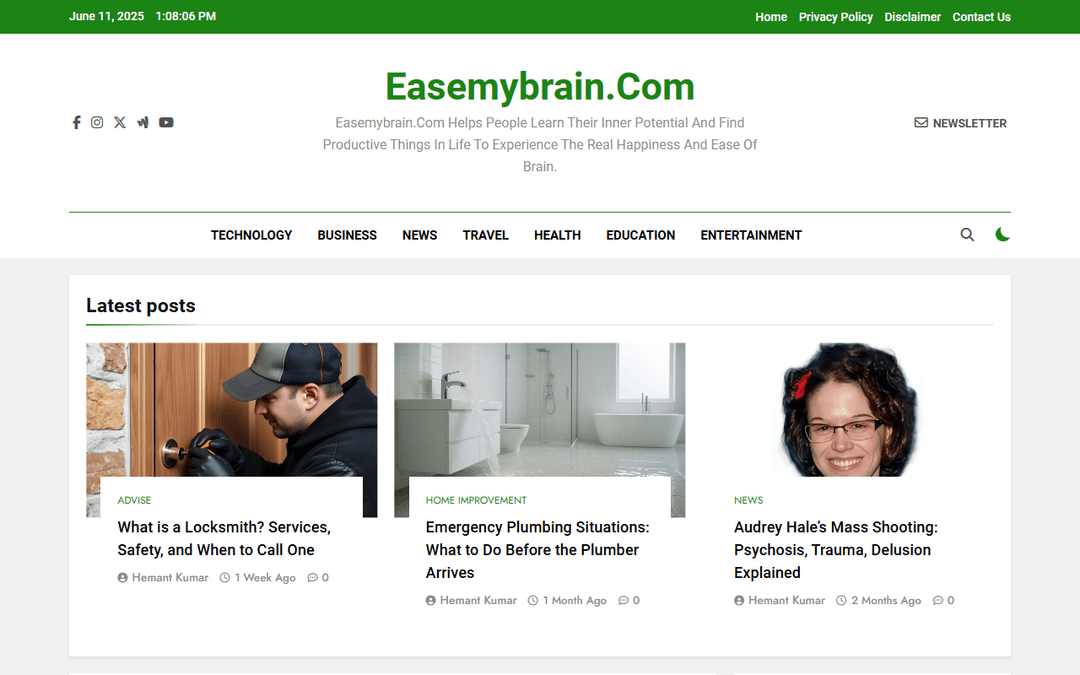 easemybrain.com publisher screenshot