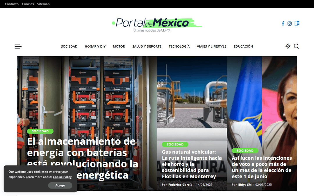 elportaldemexico.com publisher screenshot