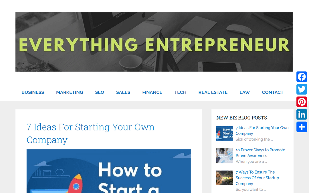 erikchristianjohnson.com publisher screenshot