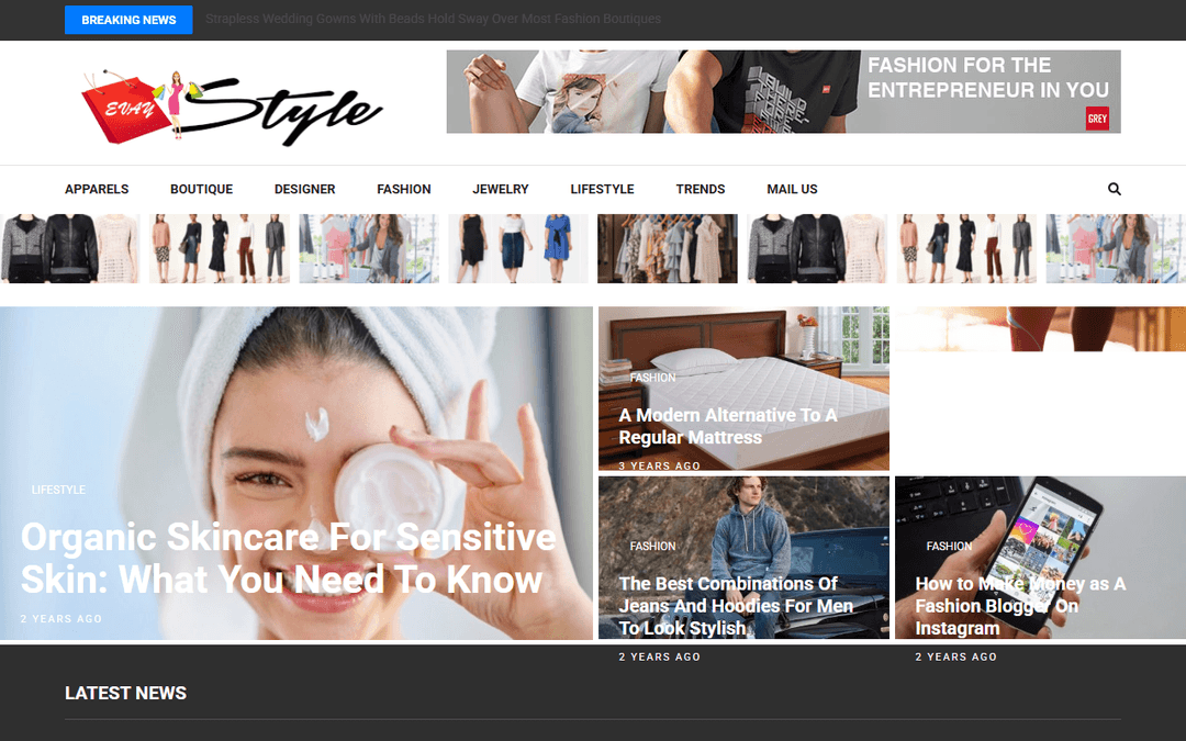 evaystyle.com publisher screenshot