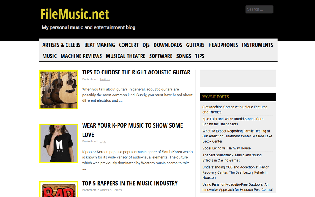 filemusic.net publisher screenshot